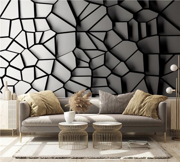 Geometrik Tasarım Duvar Kağıdı